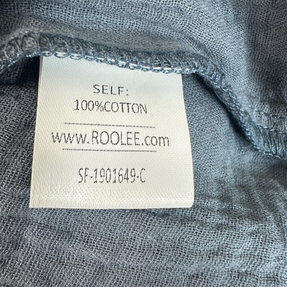 Rolee short puff sleeves button-down front top size XXS - Picture 4 of 4